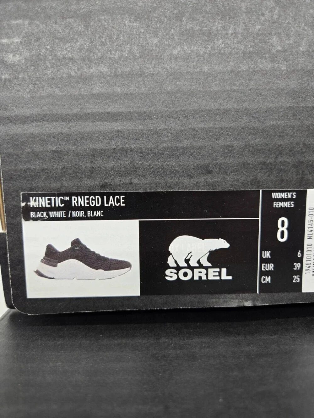 Sorel Women's Kinetic™ Rnegd Lace Sneaker Shoes Size 8 New